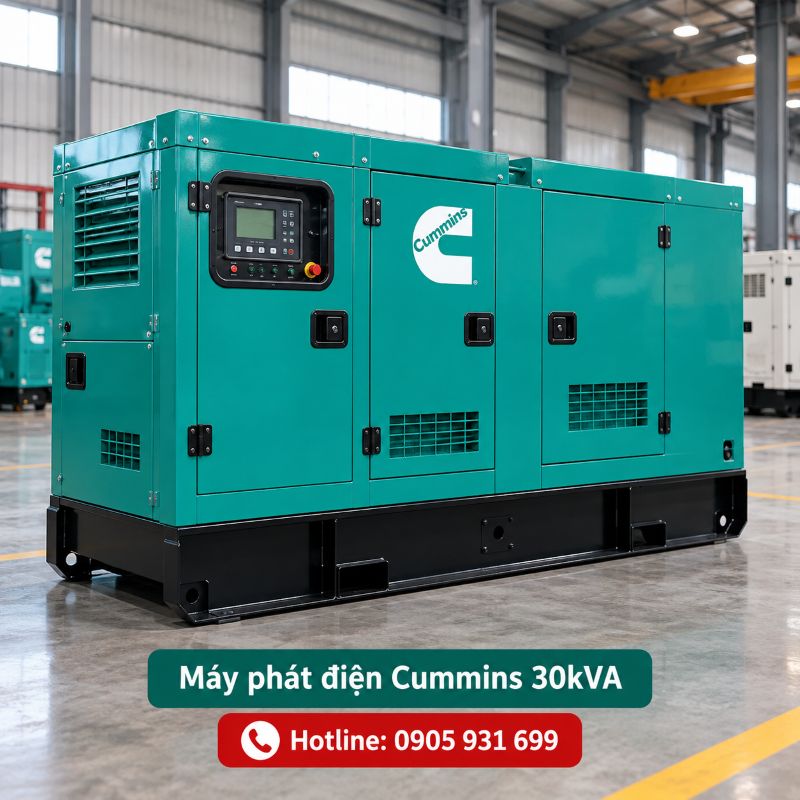 Máy phát điện Cummins 30kva