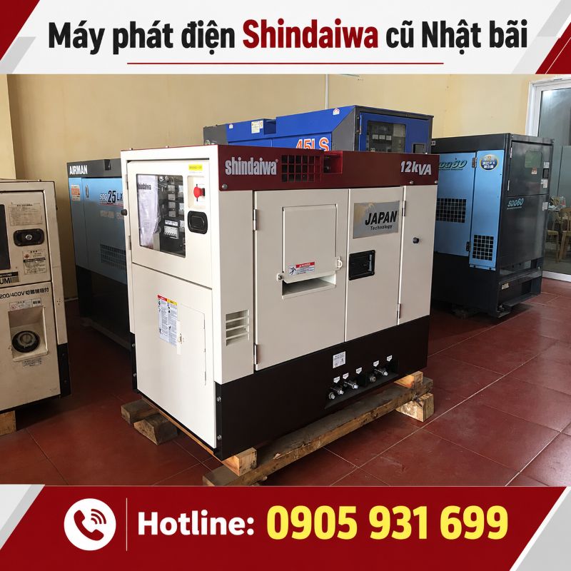 Máy phát điện Shindaiwa Nhật bãi cũ - Giá tốt tại TPHCM