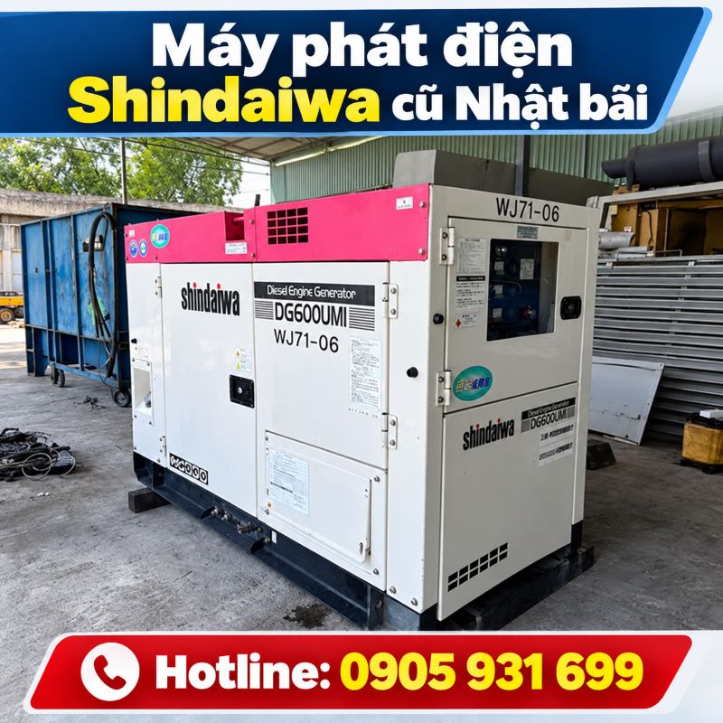 Máy phát điện Shindaiwa Nhật bãi cũ - Giá tốt tại TPHCM
