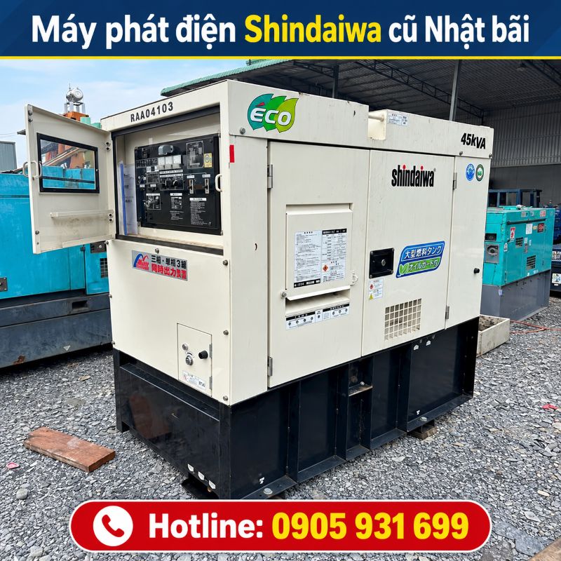 Máy phát điện Shindaiwa Nhật bãi cũ - Giá tốt tại TPHCM