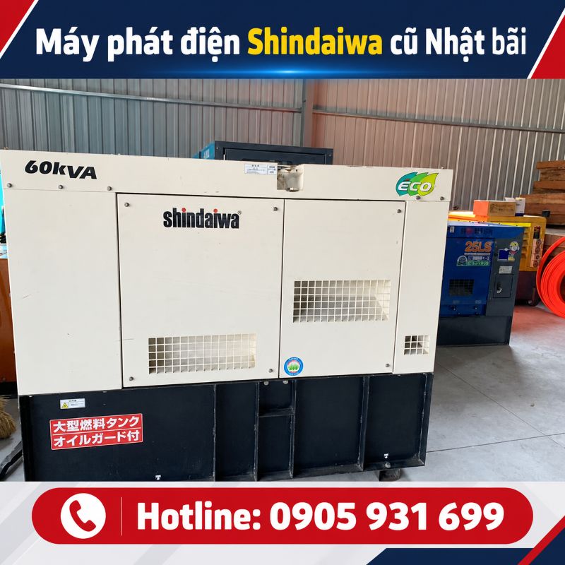 Máy phát điện Shindaiwa Nhật bãi cũ - Giá tốt tại TPHCM