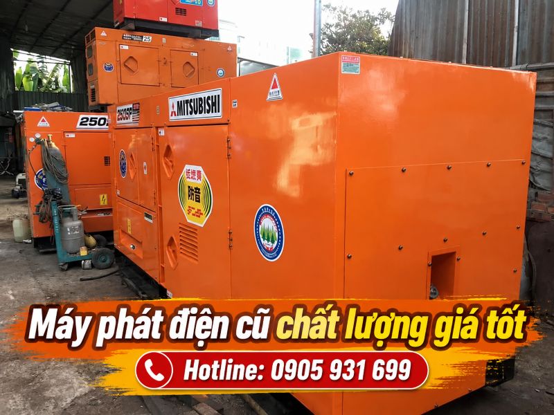 Máy phát điện công nghiệp cũ tại TPHCM