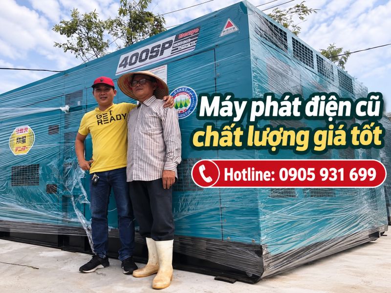 Máy phát điện công nghiệp cũ tại TPHCM