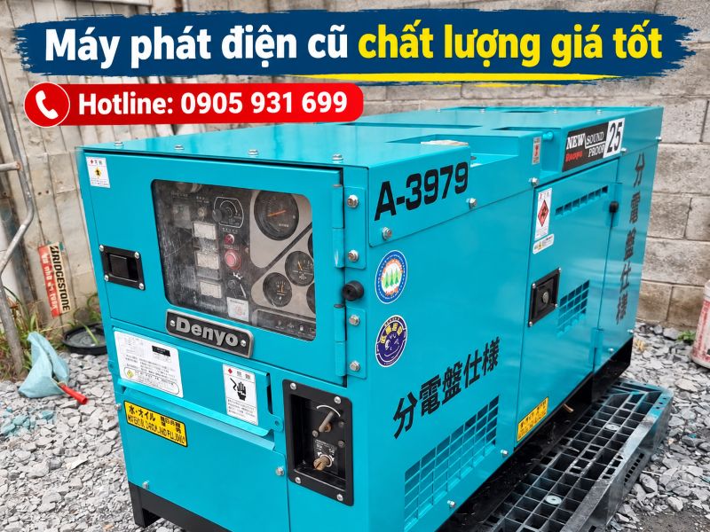 Máy phát điện công nghiệp cũ tại TPHCM
