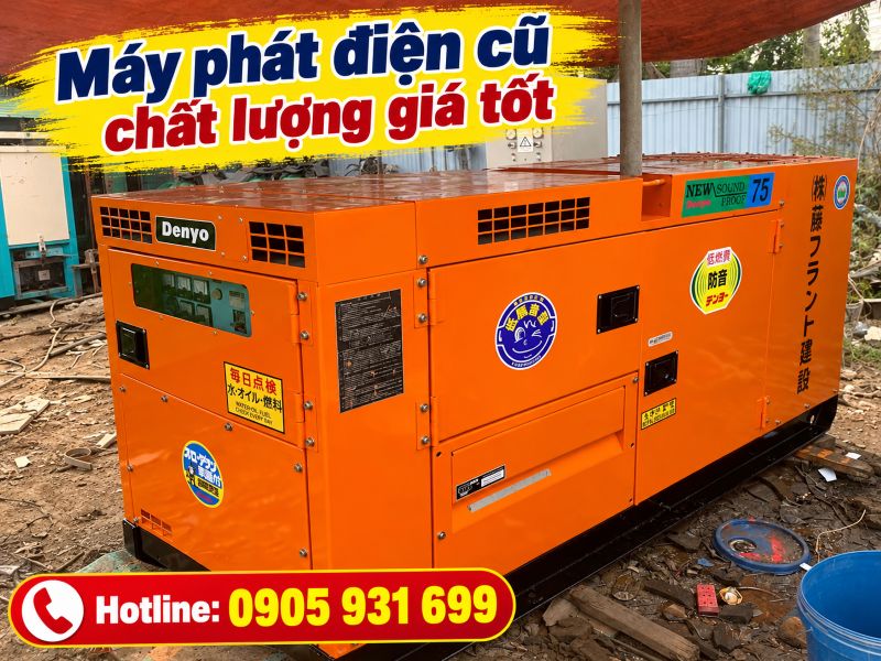 Máy phát điện công nghiệp cũ tại TPHCM