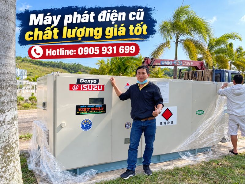Máy phát điện công nghiệp cũ tại TPHCM