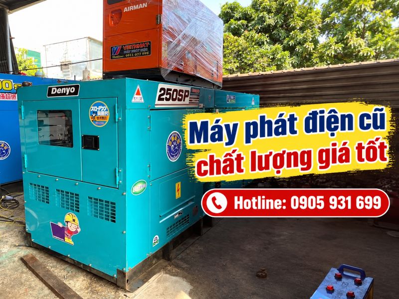 Máy phát điện công nghiệp cũ tại TPHCM