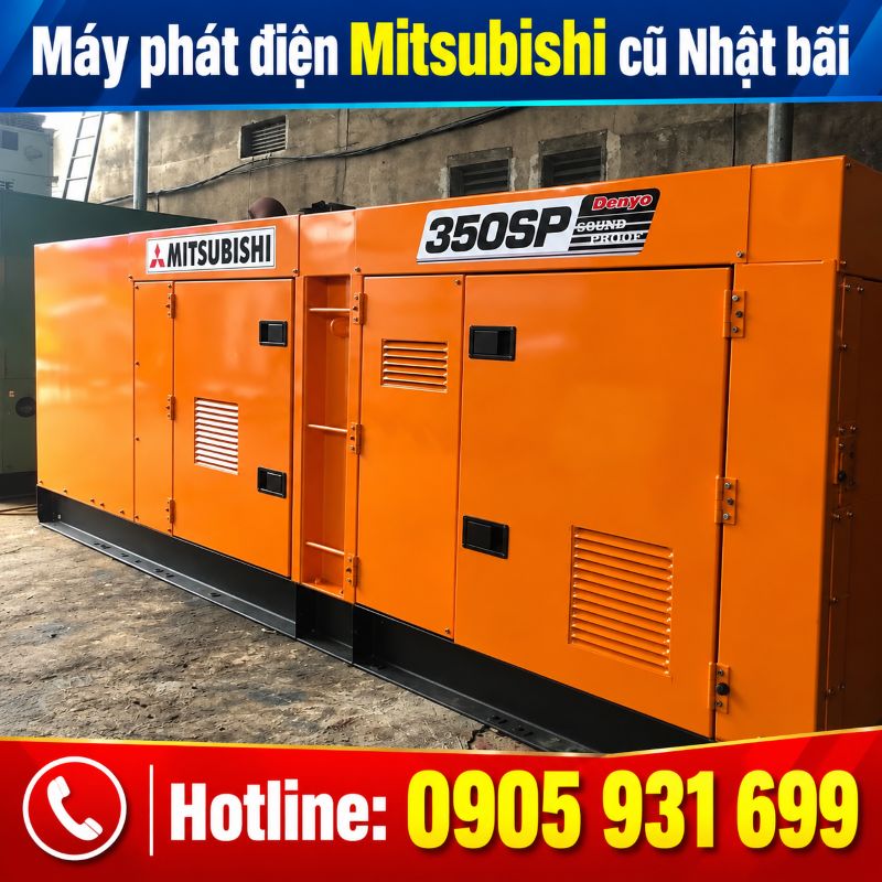 Máy phát điện Mitsubishi Nhật bãi cũ – Giá tốt tại TPHCM