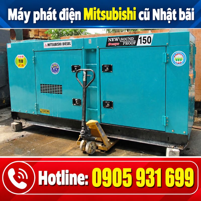 Máy phát điện Mitsubishi Nhật bãi cũ – Giá tốt tại TPHCM