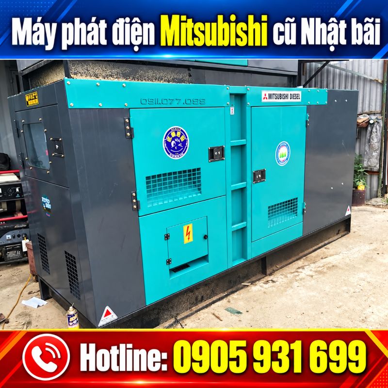 Máy phát điện Mitsubishi Nhật bãi cũ – Giá tốt tại TPHCM