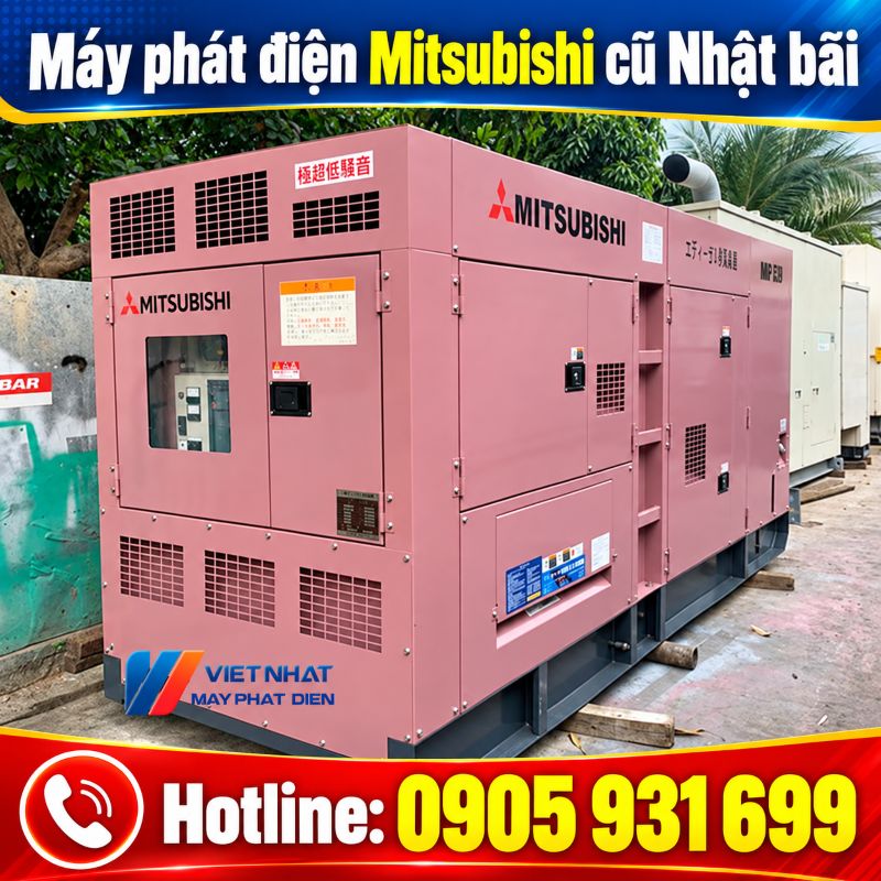 Máy phát điện Mitsubishi Nhật bãi cũ – Giá tốt tại TPHCM