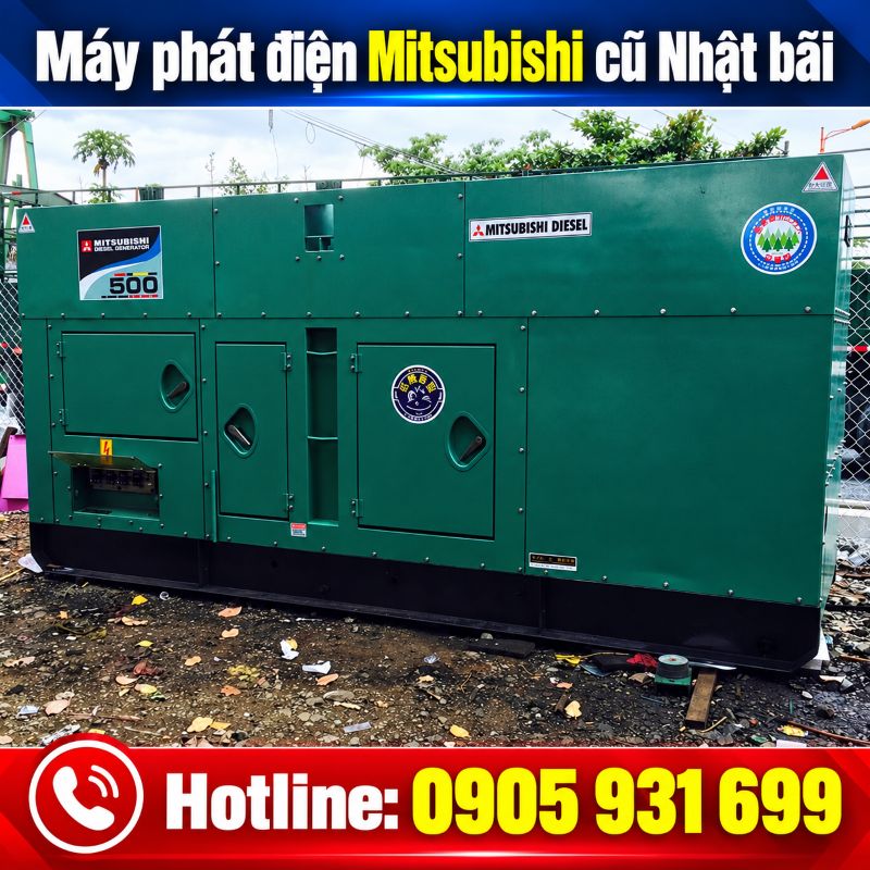 Máy phát điện Mitsubishi Nhật bãi cũ – Giá tốt tại TPHCM