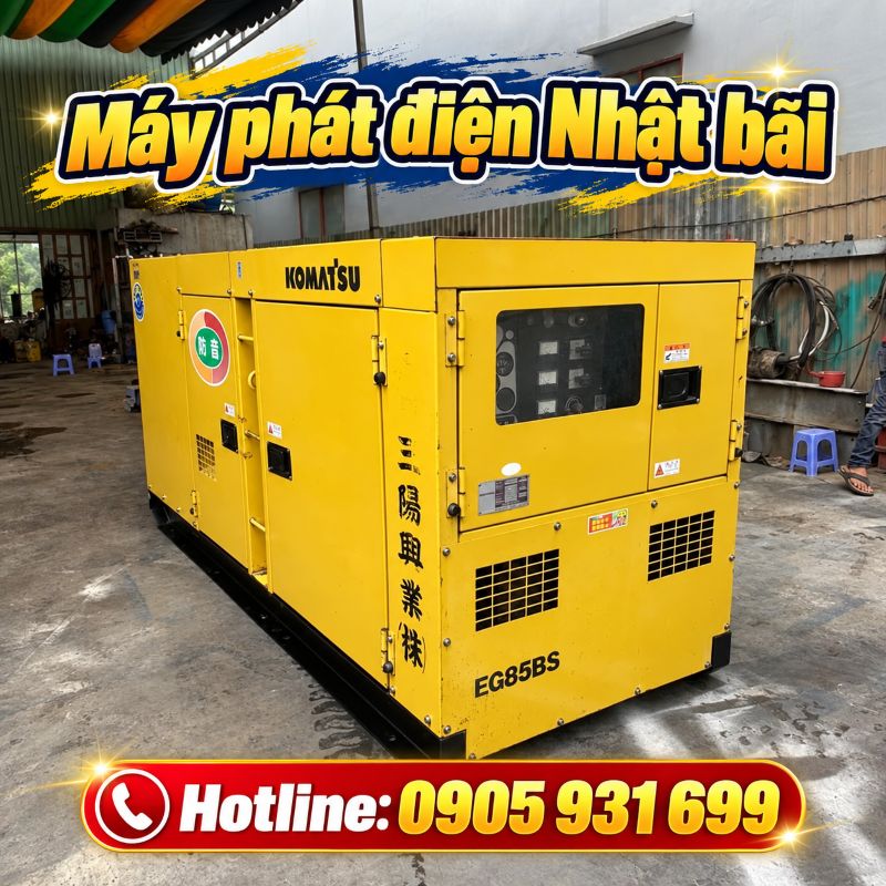 Máy phát điện Nhật bãi tại TPHCM